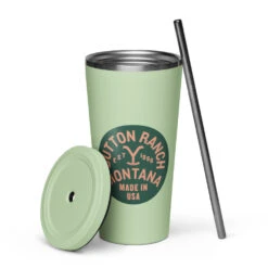 Yellowstone Floral Boot Tumbler -Yellowstone Store insulated tumbler with a straw mint 20 oz left 66f6a7251b813 mint