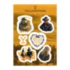 Yellowstone Rip & Beth Sticker Sheet -Yellowstone Store kiss cut sticker sheet white front 66b36c8d9791c