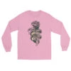 Yellowstone Dutton Forever Rose And Rattlesnake Long Sleeve T-Shirt -Yellowstone Store mens long sleeve shirt light pink front 66f6a06cad279 light pink