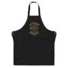 Yellowstone Chef Gator's BBQ Apron -Yellowstone Store organic cotton apron black front 66cd82a1aed14 black