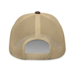 Yellowstone Flaming Logo Retro Trucker Hat -Yellowstone Store retro trucker hat brown khaki back 66cd893ea4468 brown khaki