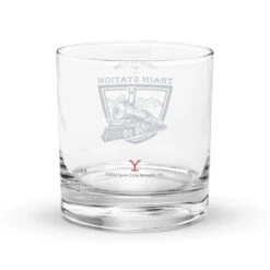 Yellowstone Train Station Rocks Glass -Yellowstone Store rocks glass 10.5 oz left 67371c661171e
