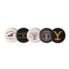 Yellowstone Logos Pin Set -Yellowstone Store set of pin buttons white 2.25 front 66a0b8a3ed1d5 white