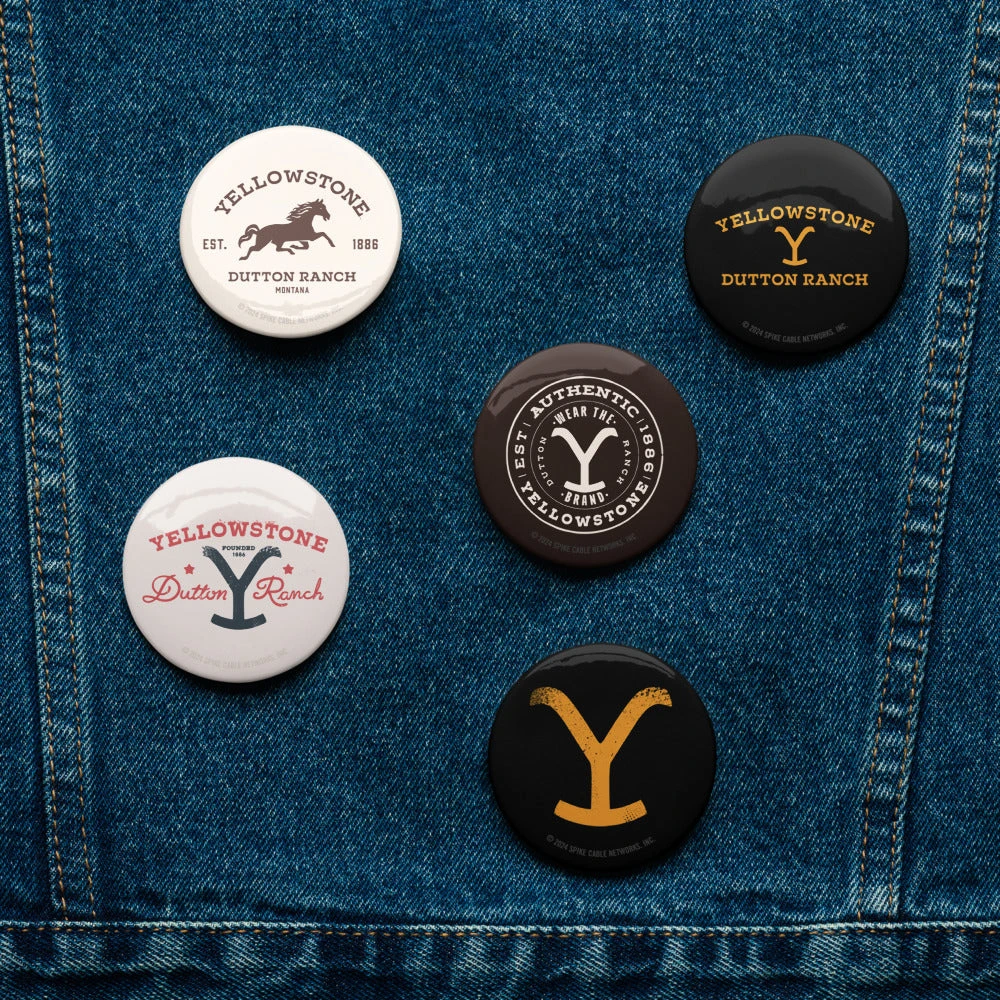 Yellowstone Logos Pin Set 11 Yellowstone Logos Pin Set - Image 9