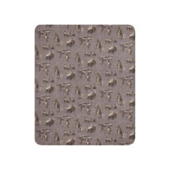 Yellowstone Cowboy Pattern Premium Sherpa Blanket -Yellowstone Store sublimated sherpa blanket tan 50x60 front 68c0a5a34864e