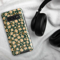 Yellowstone Floral Tough Samsung Case -Yellowstone Store tough case for samsung glossy samsung galaxy s10 plus front 66f6a9555077f samsung galaxy s10 plus