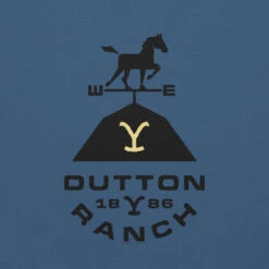 Yellowstone Wind Arrow Unisex Crewneck Sweatshirt -Yellowstone Store unisex crew neck sweatshirt indigo blue front 673f6c23ca935 indigo blue