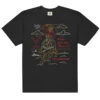 Yellowstone Ride For The Brand Outline T-Shirt 1 Yellowstone Ride For The Brand Outline T-Shirt -Yellowstone Store unisex garment dyed heavyweight t shirt black front 673defca93815 black