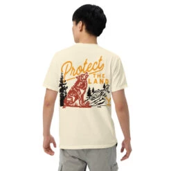Yellowstone Protect The Land Wolf Comfort Colors T-Shirt 26 Yellowstone Protect The Land Wolf Comfort Colors T-Shirt -Yellowstone Store unisex garment dyed heavyweight t shirt ivory back 681a17cf2f1c8
