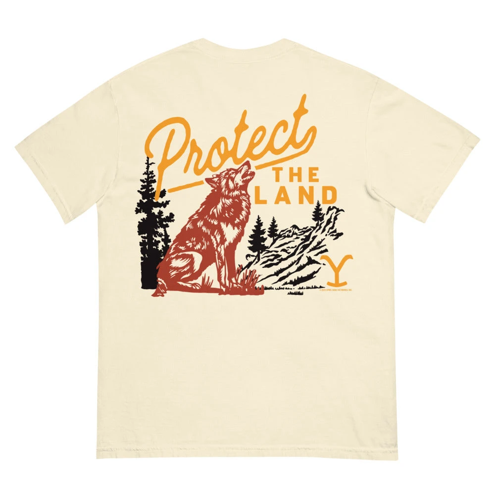 Yellowstone Protect The Land Wolf Comfort Colors T-Shirt 3 Yellowstone Protect The Land Wolf Comfort Colors T-Shirt
