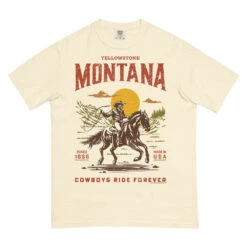 Yellowstone Cowboys Ride Forever Comfort Colors T-Shirt