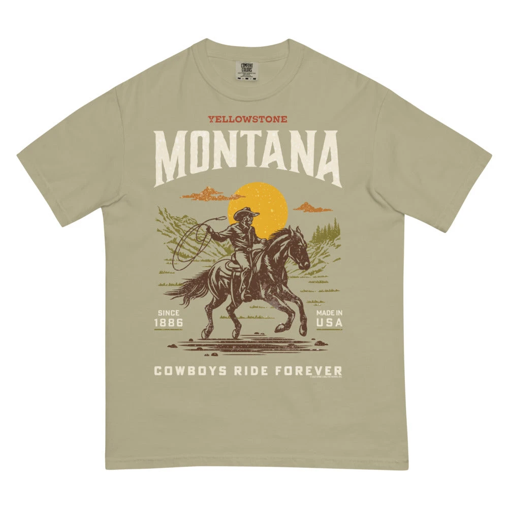 Yellowstone Cowboys Ride Forever Comfort Colors T-Shirt 8 Yellowstone Cowboys Ride Forever Comfort Colors T-Shirt - Image 6