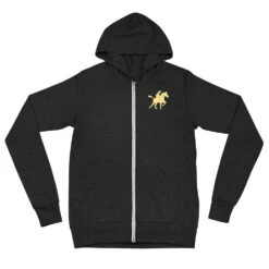 Yellowstone Dutton Ranch Unisex Lightweight Zip-Up Hoodie -Yellowstone Store unisex lightweight zip hoodie charcoal black triblend front 673f6ca35d7e8