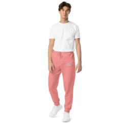 Yellowstone 1886 Embroidered Joggers -Yellowstone Store unisex pigment dyed sweatpants pigment pink front 66f6a223eed45 pigment maroon