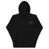 Yellowstone Dutton Ranch Embroidered Unisex Hoodie -Yellowstone Store unisex premium hoodie black front 666071cf54652