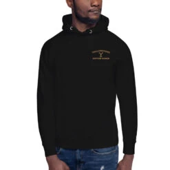 Yellowstone Dutton Ranch Embroidered Unisex Hoodie -Yellowstone Store unisex premium hoodie black front 666071cf566fe