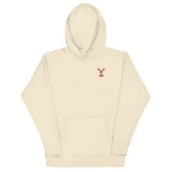 Yellowstone Holiday Barn Unisex Premium Hoodie 7 Yellowstone Holiday Barn Unisex Premium Hoodie -Yellowstone Store unisex premium hoodie bone front 687961161c4d5