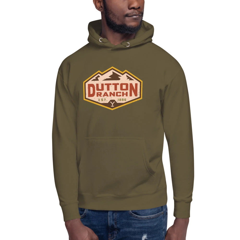 Yellowstone Ranch Patch Unisex Premium Hoodie 6 Yellowstone Ranch Patch Unisex Premium Hoodie - Image 4
