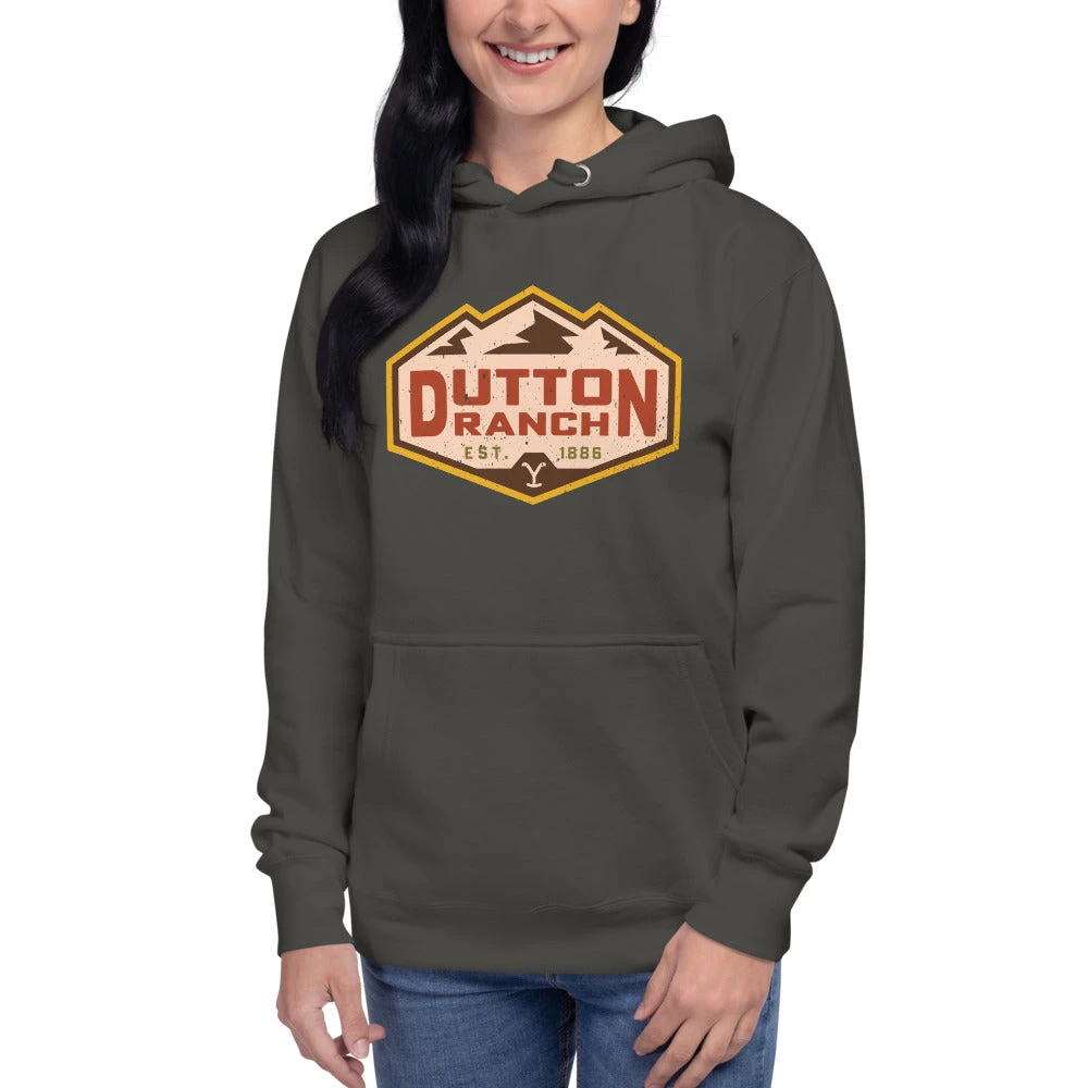Yellowstone Ranch Patch Unisex Premium Hoodie 10 Yellowstone Ranch Patch Unisex Premium Hoodie - Image 8