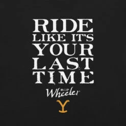 Yellowstone Ride Like It's Your Last Ride Unisex T-Shirt -Yellowstone Store unisex staple t shirt black front 66c5ae6e47ca8 black