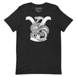 Yellowstone Rattlesnake Unisex T-Shirt -Yellowstone Store unisex staple t shirt black heather front 66fd2fbfee077 black heather