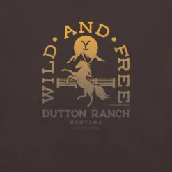 Yellowstone Wild And Free Unisex T-Shirt 18 Yellowstone Wild And Free Unisex T-Shirt -Yellowstone Store unisex staple t shirt brown front 66b28c235f11a brown