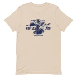 Yellowstone Protect The Land Unisex T-Shirt -Yellowstone Store unisex staple t shirt soft cream front 66a0414b891d7 soft cream