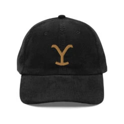 Yellowstone Logo Embroidered Corduroy Hat