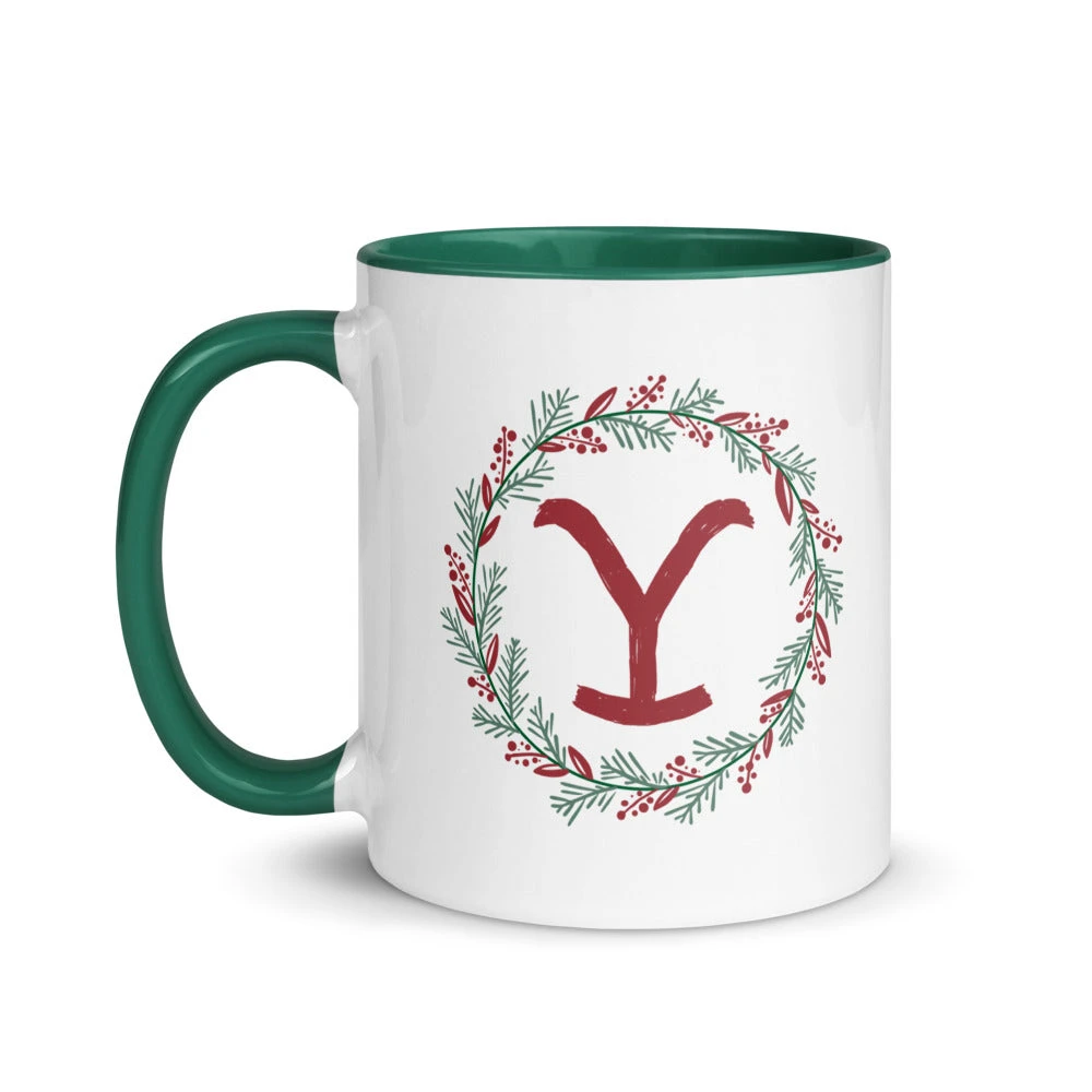 Yellowstone Wreath Two-Tone Mug 3 Yellowstone Wreath Two-Tone Mug