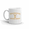 Yellowstone Dutton Ranch Logo White Mug -Yellowstone Store white glossy mug 11oz handle on left 61bca3ad8382e