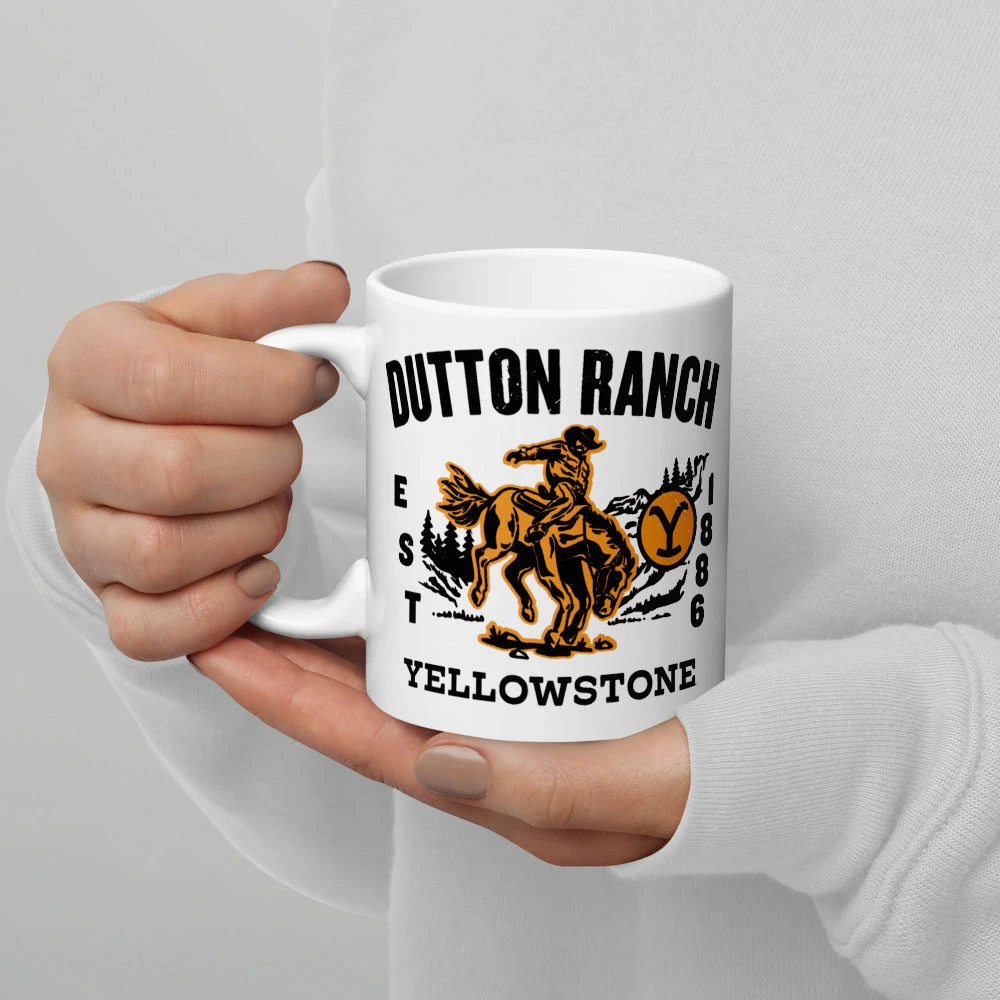 Yellowstone Dutton Ranch Cowboy Mug 5 Yellowstone Dutton Ranch Cowboy Mug - Image 3