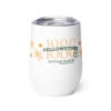 Yellowstone Floral 1886 Stainless Steel Wine Tumbler -Yellowstone Store wine tumbler white front 66fbdc8897085 white